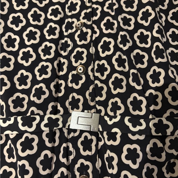 Tory Burch Stylish Black and White Patterned Buttoned Down Dress (original $698) - Picture 7 of 7